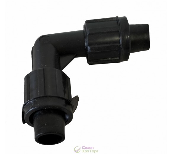 Уголок с поджимом для капельного полива